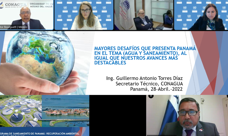 Secretario del CONAGUA destaca avances en agua y saneamiento en “Diálogos del Agua 2022” de CEPAL